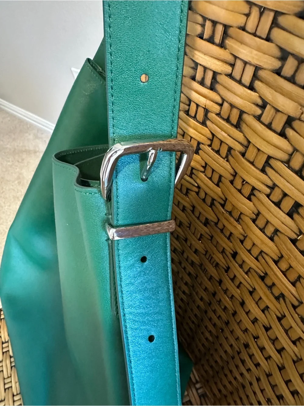 ☀️ New! MADEWELL Essential Extra-Large Bucket Tote in Golf Green